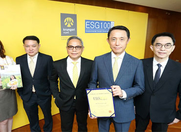 Krungsri named on ESG100: 2020 list