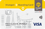 Krungsri boarding Card