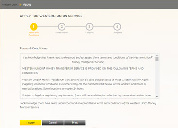 western union money transfer receipt sample