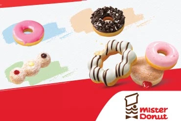 ส่วนลด Mister Donut จาก KRUNGSRI PRIME